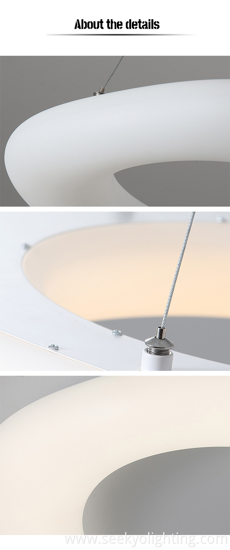 It features a high-quality acrylic shade that diffuses light evenly across the room, providing a warm and inviting atmosphere.